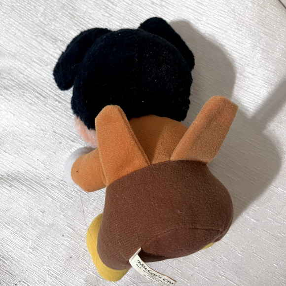 Vintage 1984 Disney Mickey Mouse Christmas Carol Plush Bob Cratchit Hardees 8" - Picture 5 of 6